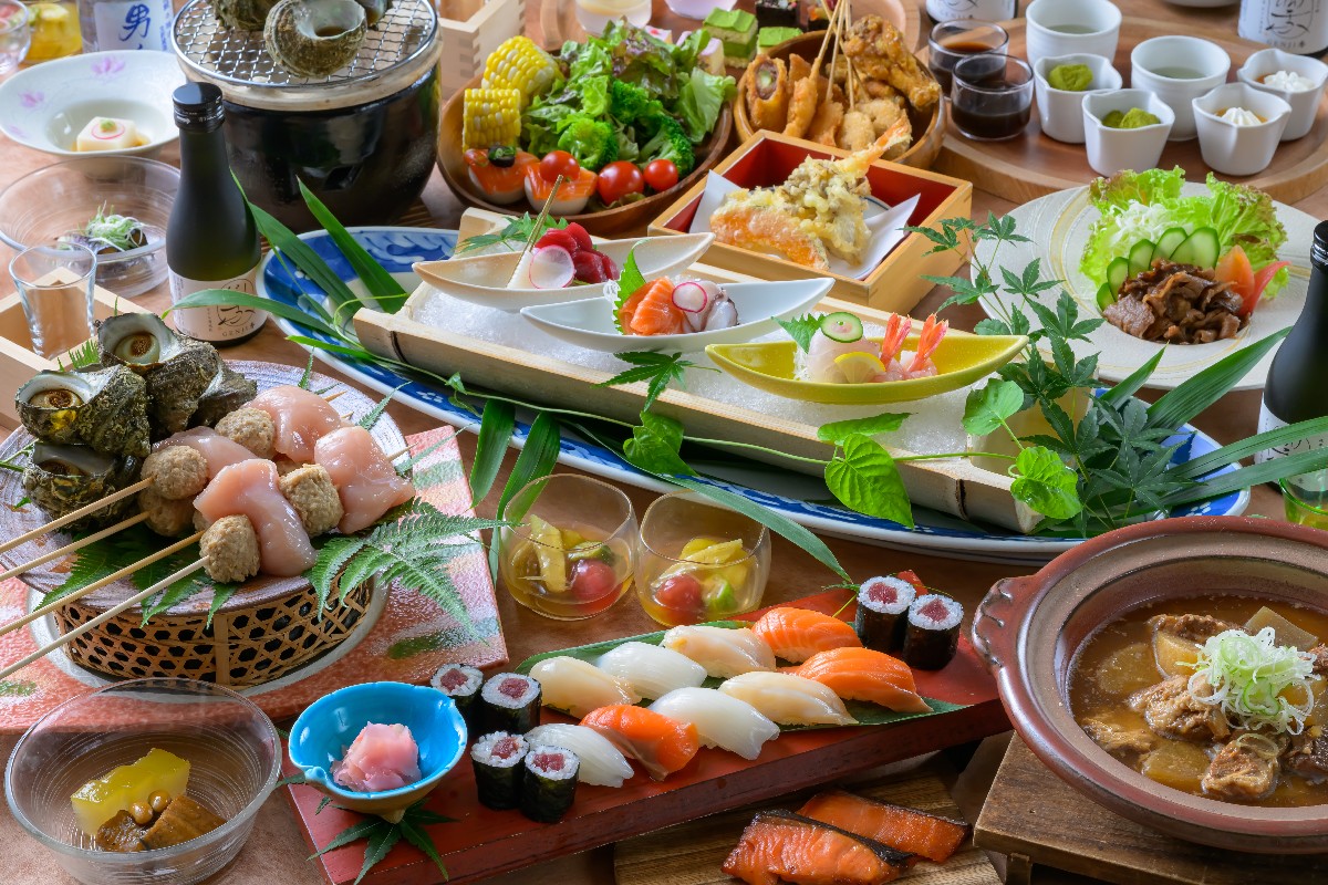 夕食ビュッフェ (1)